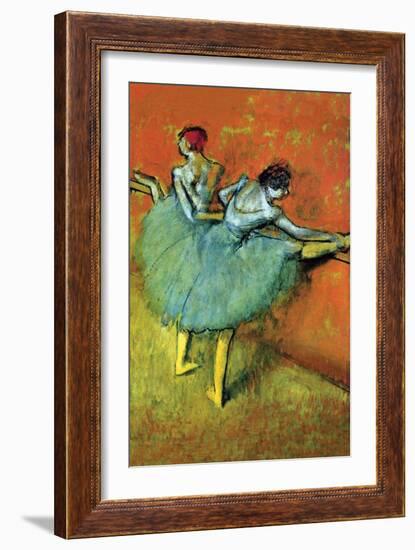 Ballet Dancers-Edgar Degas-Framed Art Print