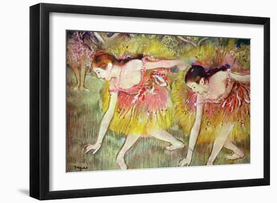 Ballet Dancers-Edgar Degas-Framed Premium Giclee Print