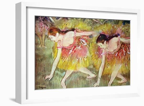 Ballet Dancers-Edgar Degas-Framed Premium Giclee Print