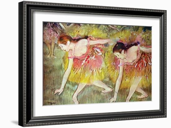 Ballet Dancers-Edgar Degas-Framed Premium Giclee Print