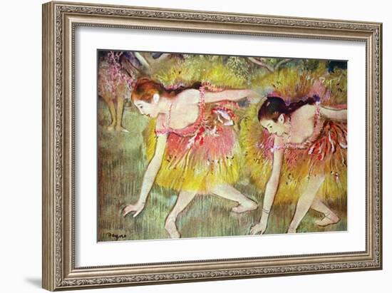 Ballet Dancers-Edgar Degas-Framed Art Print