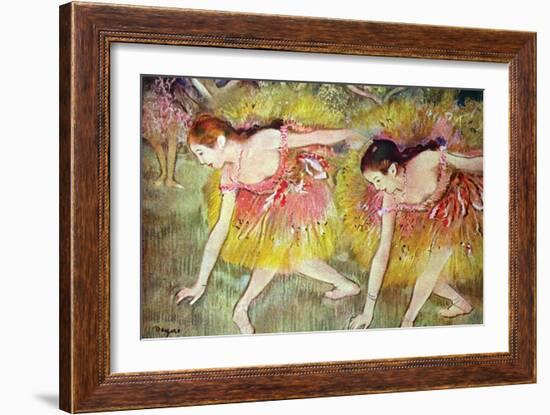 Ballet Dancers-Edgar Degas-Framed Art Print