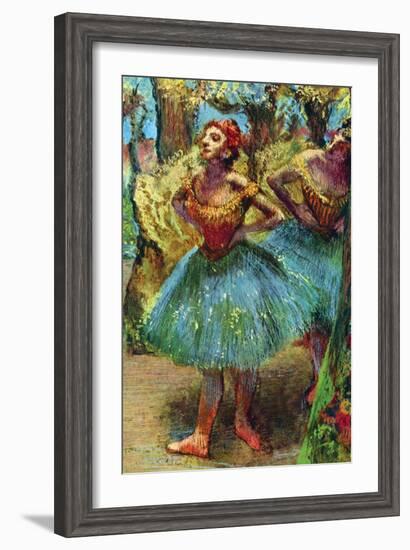 Ballet Dancers-Edgar Degas-Framed Art Print