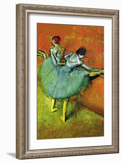 Ballet Dancers-Edgar Degas-Framed Art Print