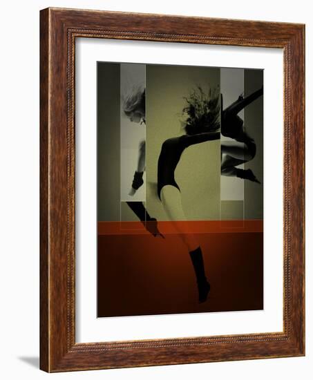 Ballet Dancing-NaxArt-Framed Art Print