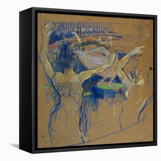 Ballet De Papa Chrysantheme, 1892-Henri de Toulouse-Lautrec-Framed Premier Image Canvas