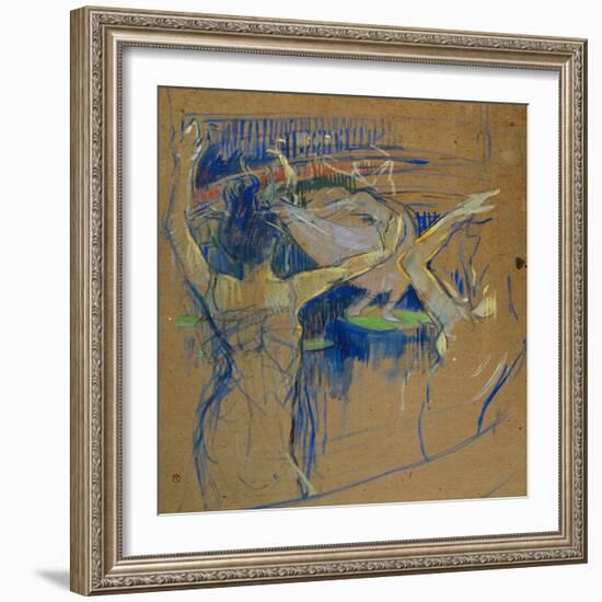 Ballet De Papa Chrysantheme, 1892-Henri de Toulouse-Lautrec-Framed Giclee Print