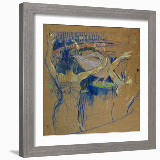 Ballet De Papa Chrysantheme, 1892-Henri de Toulouse-Lautrec-Framed Giclee Print