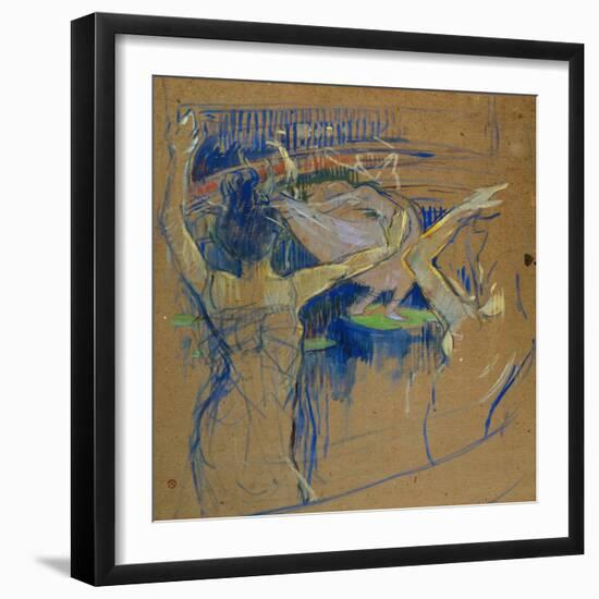 Ballet De Papa Chrysantheme, 1892-Henri de Toulouse-Lautrec-Framed Giclee Print