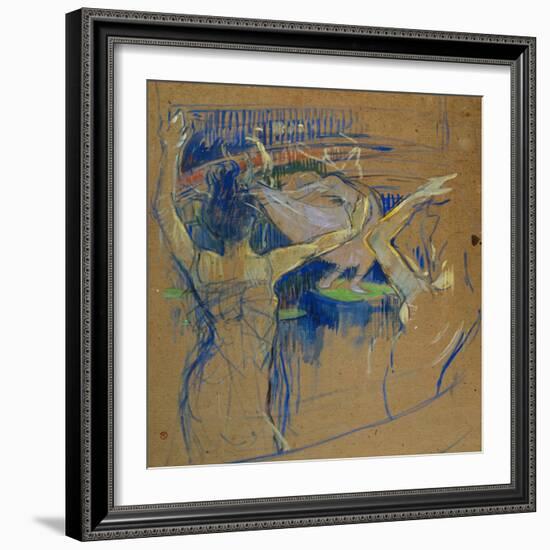 Ballet De Papa Chrysantheme, 1892-Henri de Toulouse-Lautrec-Framed Giclee Print