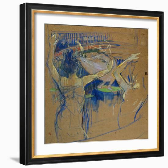 Ballet De Papa Chrysantheme, 1892-Henri de Toulouse-Lautrec-Framed Giclee Print