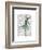 Ballet Deer in Green-Fab Funky-Framed Art Print