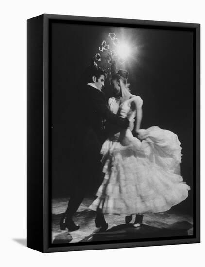 Ballet Espanol Couple Dancing at Charity Ball-null-Framed Premier Image Canvas