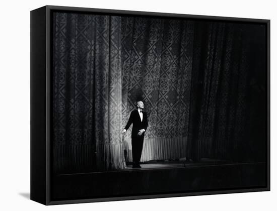 Ballet Master George Balanchine Taking a Curtain Call After Performance, New York State Theater-Gjon Mili-Framed Premier Image Canvas