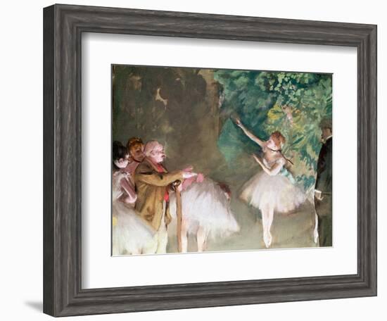 Ballet Practice, 1875-Edgar Degas-Framed Giclee Print