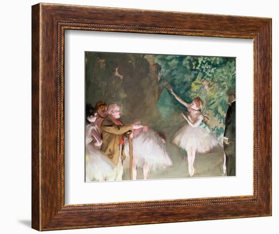 Ballet Practice, 1875-Edgar Degas-Framed Giclee Print