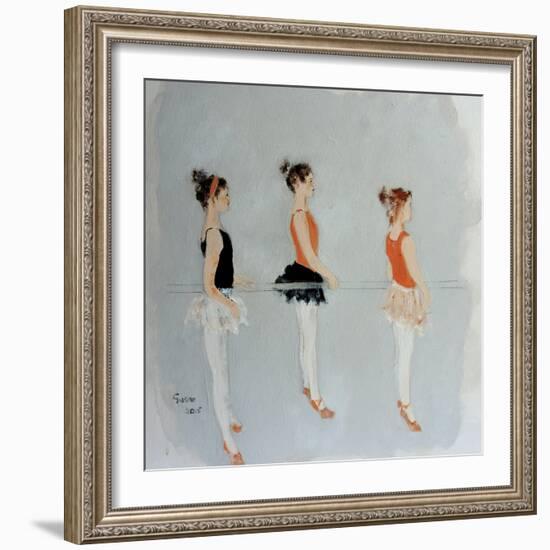 Ballet Practice 2015-Susan Adams-Framed Giclee Print