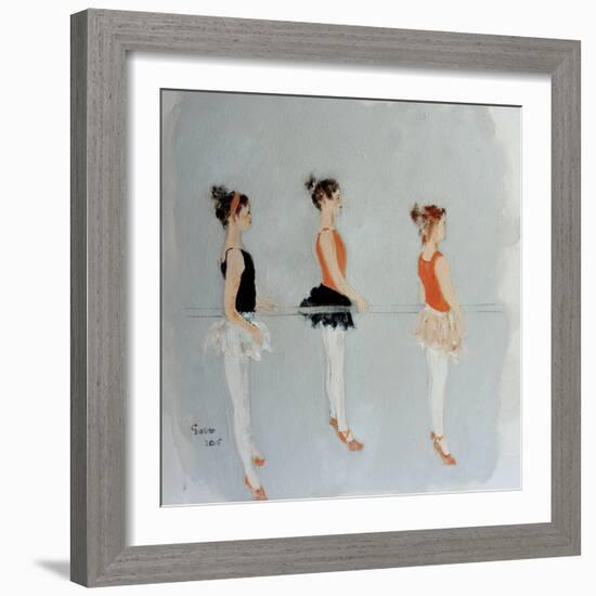 Ballet Practice 2015-Susan Adams-Framed Giclee Print