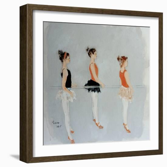 Ballet Practice 2015-Susan Adams-Framed Giclee Print