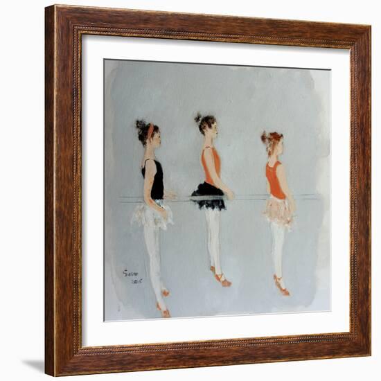 Ballet Practice 2015-Susan Adams-Framed Giclee Print