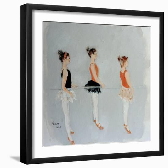Ballet Practice 2015-Susan Adams-Framed Giclee Print