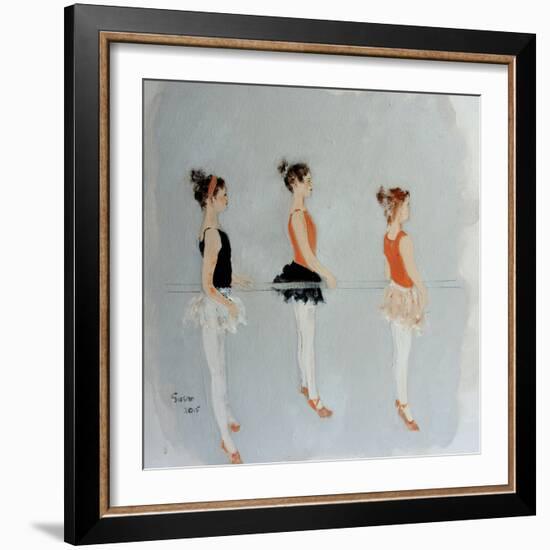 Ballet Practice 2015-Susan Adams-Framed Giclee Print