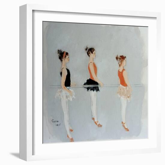 Ballet Practice 2015-Susan Adams-Framed Giclee Print