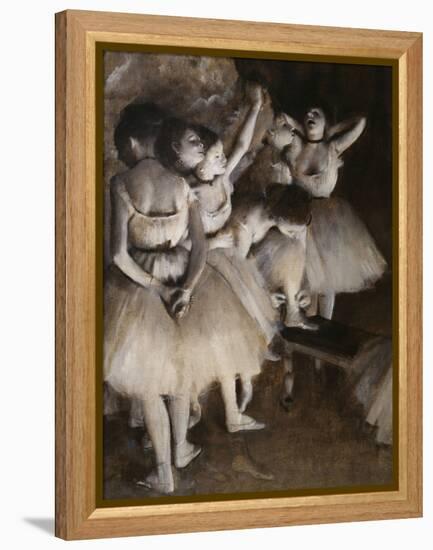 Ballet Rehearsal, c.1874-Edgar Degas-Framed Premier Image Canvas