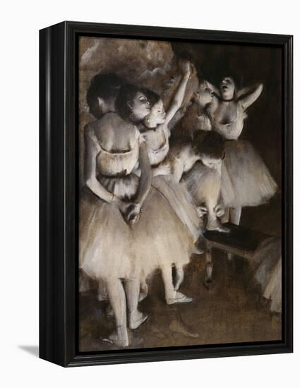 Ballet Rehearsal, c.1874-Edgar Degas-Framed Premier Image Canvas