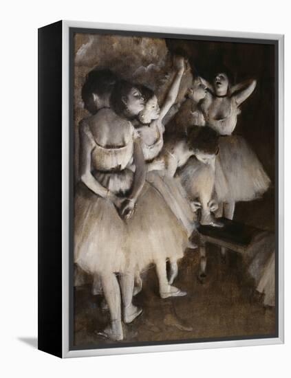 Ballet Rehearsal, c.1874-Edgar Degas-Framed Premier Image Canvas