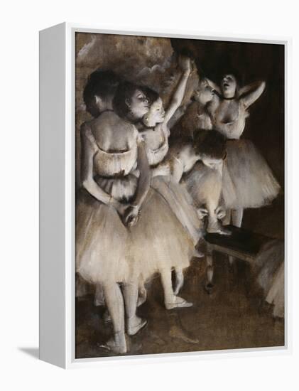 Ballet Rehearsal, c.1874-Edgar Degas-Framed Premier Image Canvas