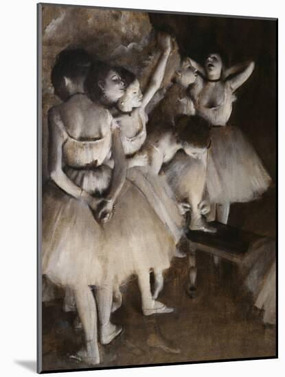 Ballet Rehearsal, c.1874-Edgar Degas-Mounted Giclee Print