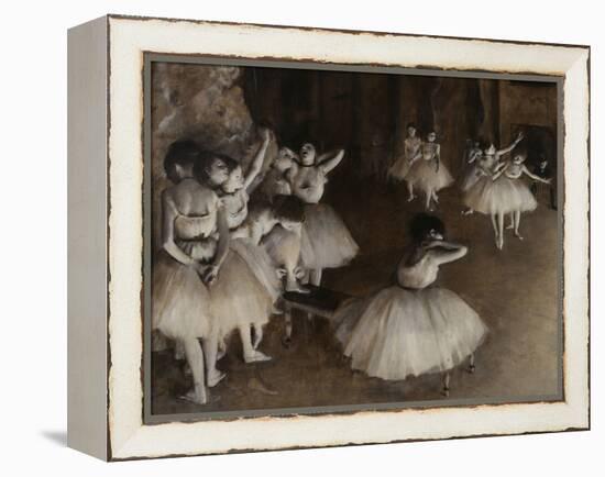 Ballet Rehearsal, c.1874-Edgar Degas-Framed Premier Image Canvas