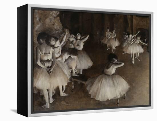 Ballet Rehearsal, c.1874-Edgar Degas-Framed Premier Image Canvas