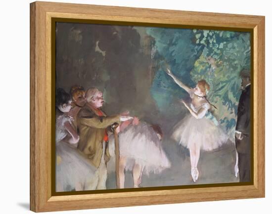 Ballet Rehearsal-Edgar Degas-Framed Premier Image Canvas