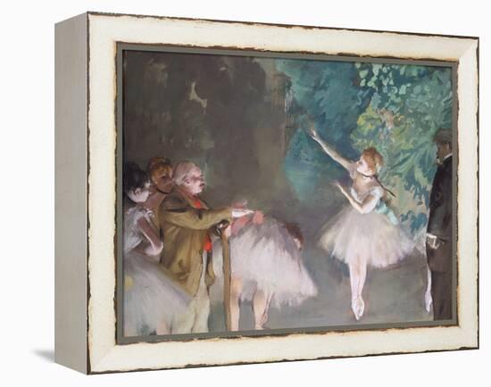 Ballet Rehearsal-Edgar Degas-Framed Premier Image Canvas