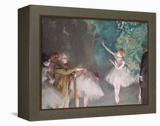 Ballet Rehearsal-Edgar Degas-Framed Premier Image Canvas