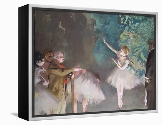 Ballet Rehearsal-Edgar Degas-Framed Premier Image Canvas