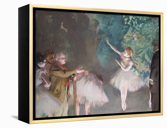 Ballet Rehearsal-Edgar Degas-Framed Premier Image Canvas