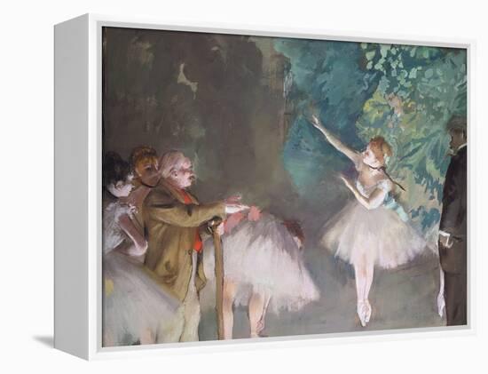 Ballet Rehearsal-Edgar Degas-Framed Premier Image Canvas