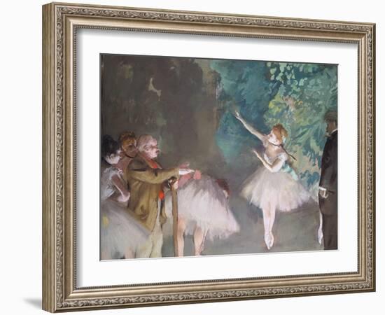 Ballet Rehearsal-Edgar Degas-Framed Giclee Print