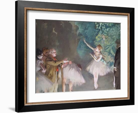 Ballet Rehearsal-Edgar Degas-Framed Giclee Print