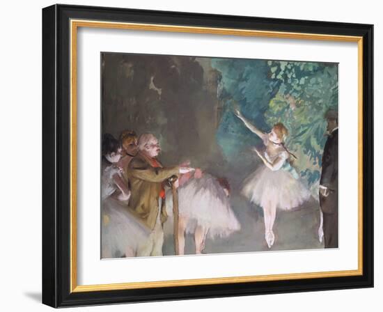 Ballet Rehearsal-Edgar Degas-Framed Giclee Print