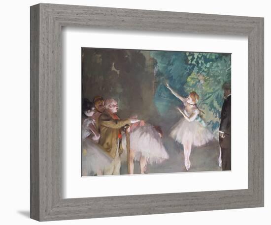 Ballet Rehearsal-Edgar Degas-Framed Giclee Print