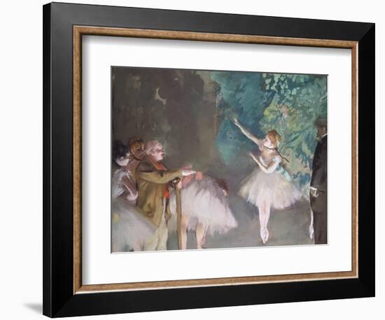 Ballet Rehearsal-Edgar Degas-Framed Giclee Print