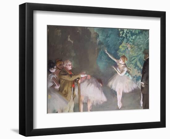 Ballet Rehearsal-Edgar Degas-Framed Giclee Print