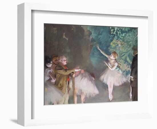 Ballet Rehearsal-Edgar Degas-Framed Giclee Print