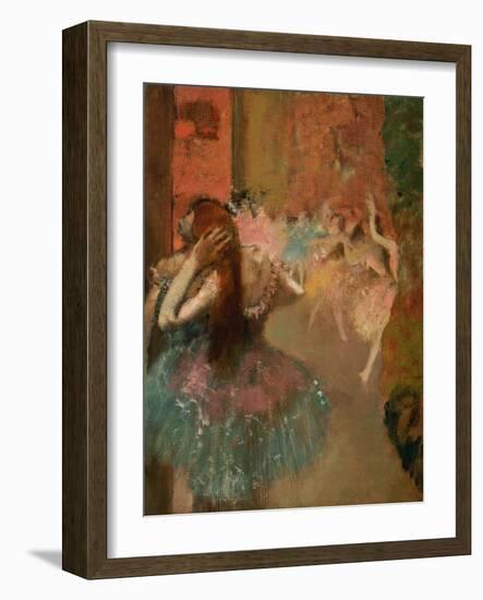 Ballet Scene, about 1885-Edgar Degas-Framed Giclee Print