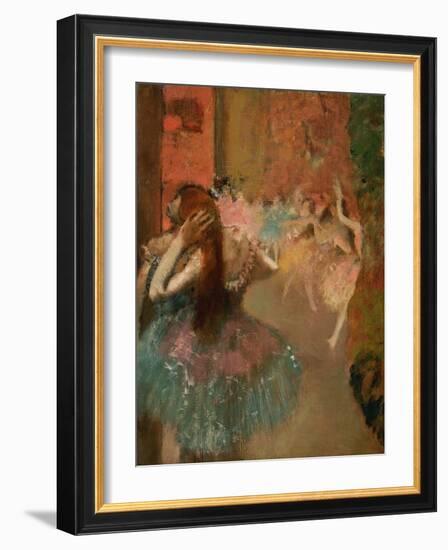 Ballet Scene, about 1885-Edgar Degas-Framed Giclee Print