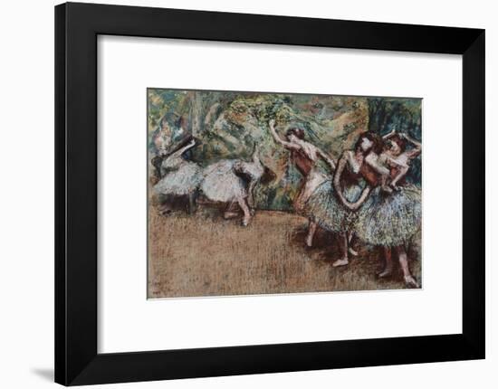 Ballet Scene, about 1907-Edgar Degas-Framed Giclee Print